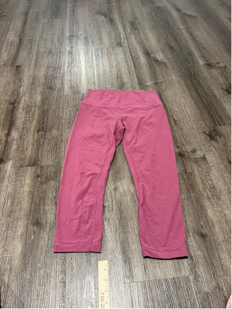 Women's Lululemon aling Leggings Size 8 Pink