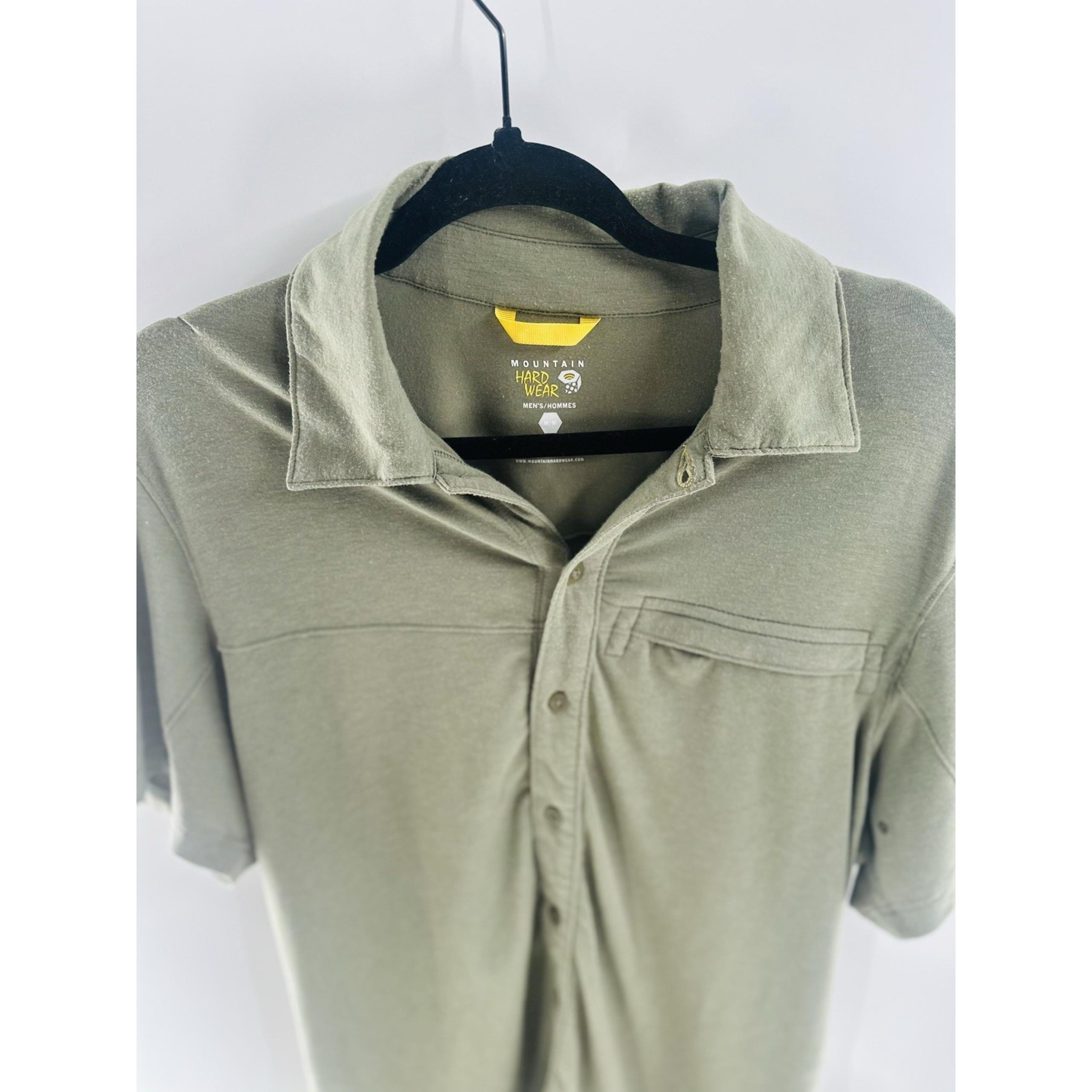 Mountain Hardwear Mens Medium Frequentor SS Shirt in Green