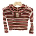 Faherty Beach Bonfire Crocheted Hoodie Sweater Womens Small Boho Organic Cotton