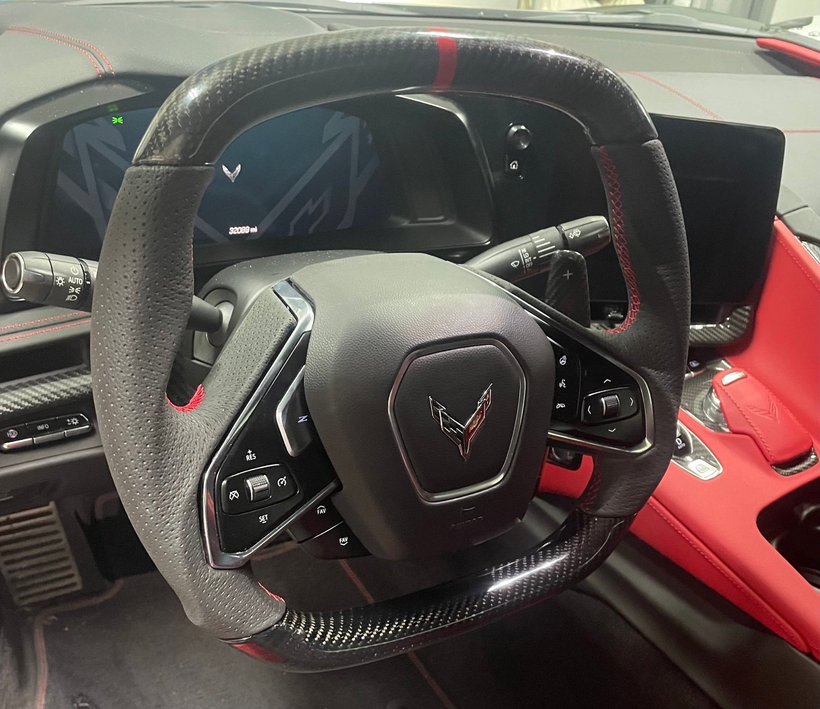 C8 Corvette Carbon Fiber Steering Wheel (2020-2025)