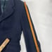 “Patrick Adams” Burkhardt’s 100% Wool Overcoat Navy Blue See Measurements