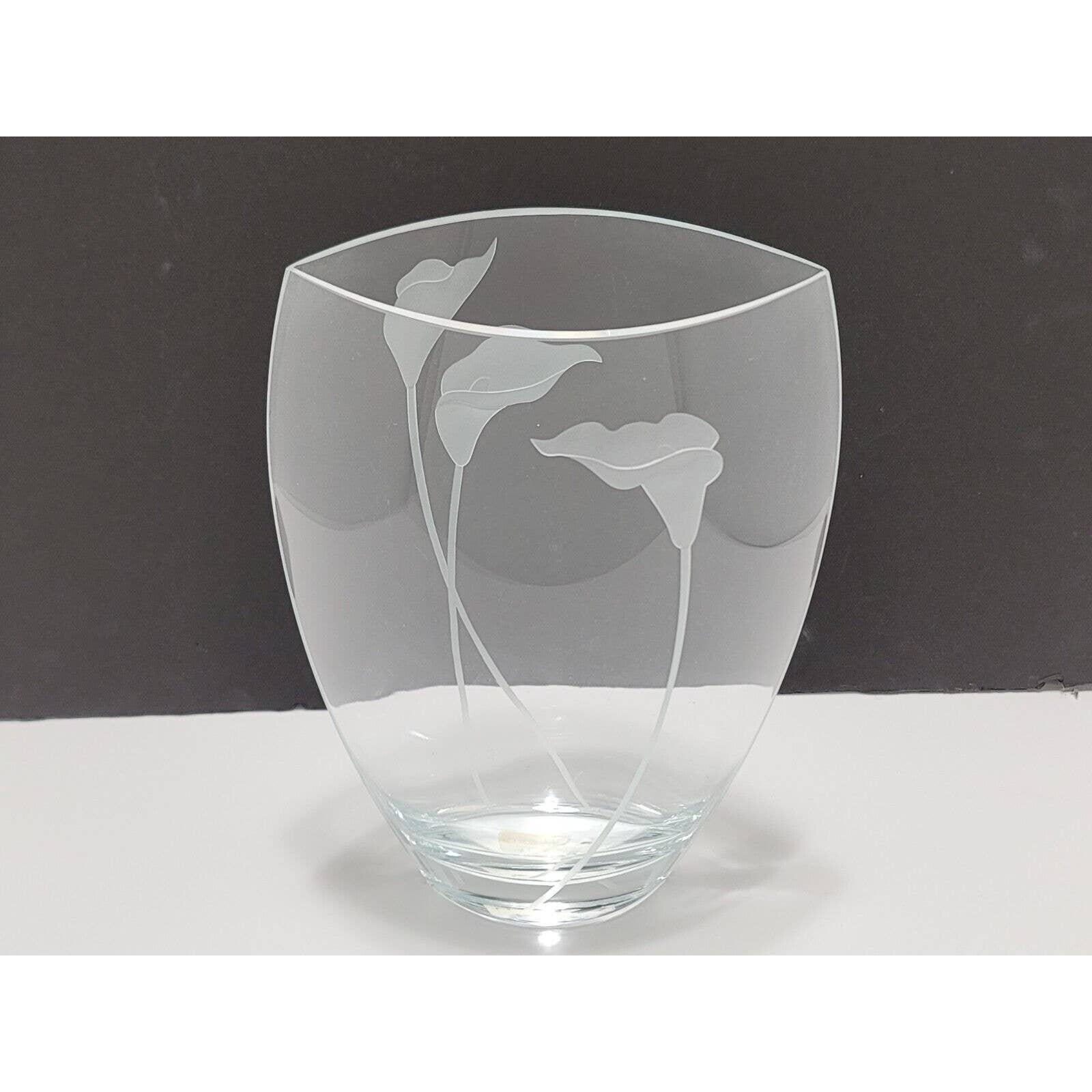 Vintage Calla Lily by MIKASA 12 Elipse Vase Retired Pattern Made In Poland