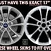 Ford Fusion SE 2019 2020 Chrome 17 Wheel Skins Hub Caps Alloy Rim Covers