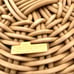 Saleen Boho Round 12” Basket Handwoven Wicker