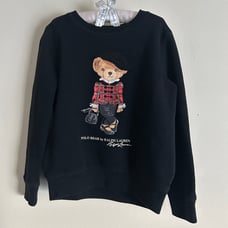 Polo Ralph Lauren Girls Polo Bear Fleece Crewneck Sweatshirt Size 6