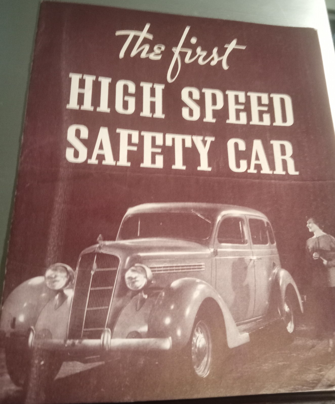 1935 Plymouth Car Dealer Sales Catalog Brochure 12 Pages Original