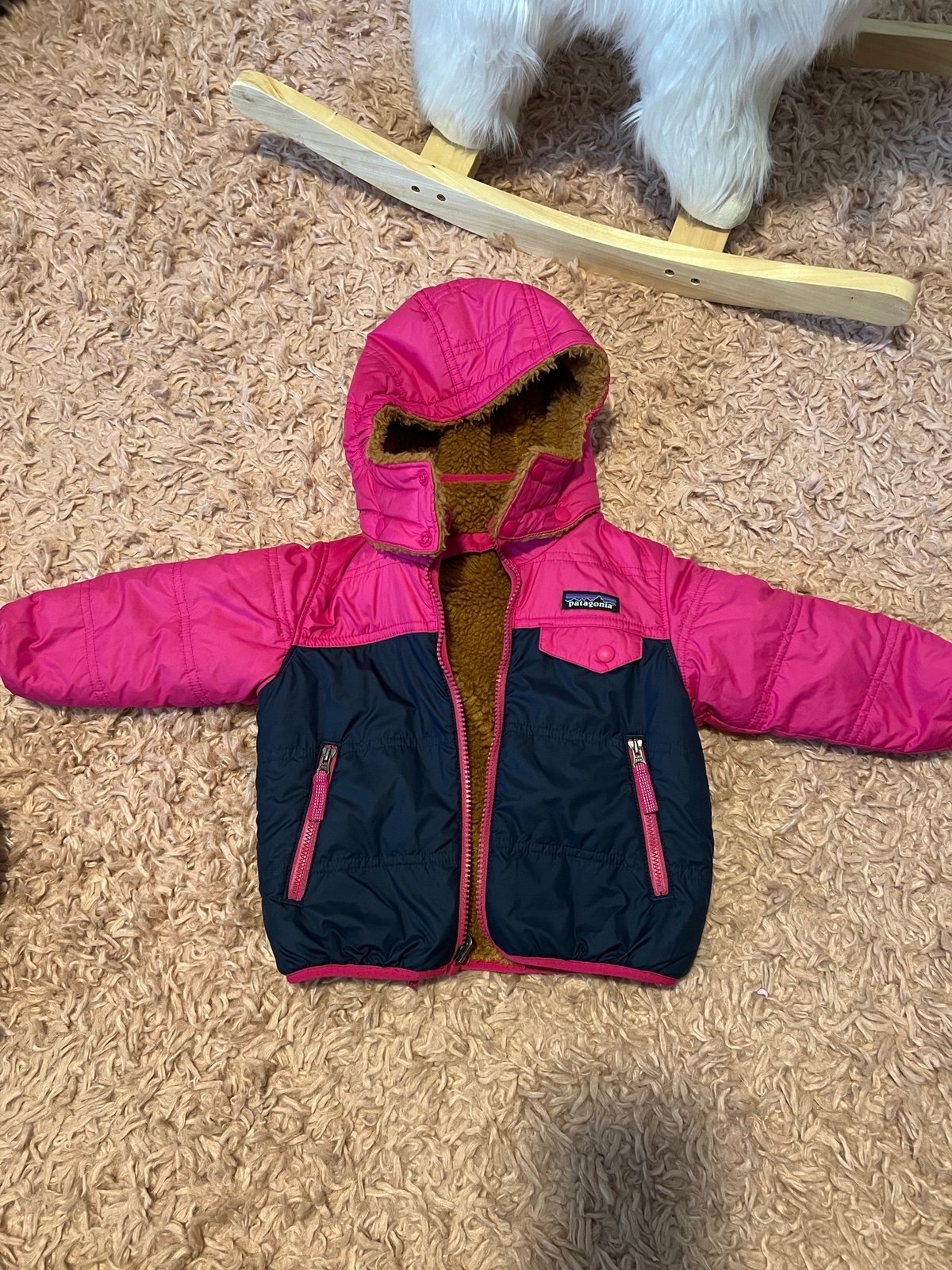 Patagonia 18m Reversible Tribbles Hooded Jacket