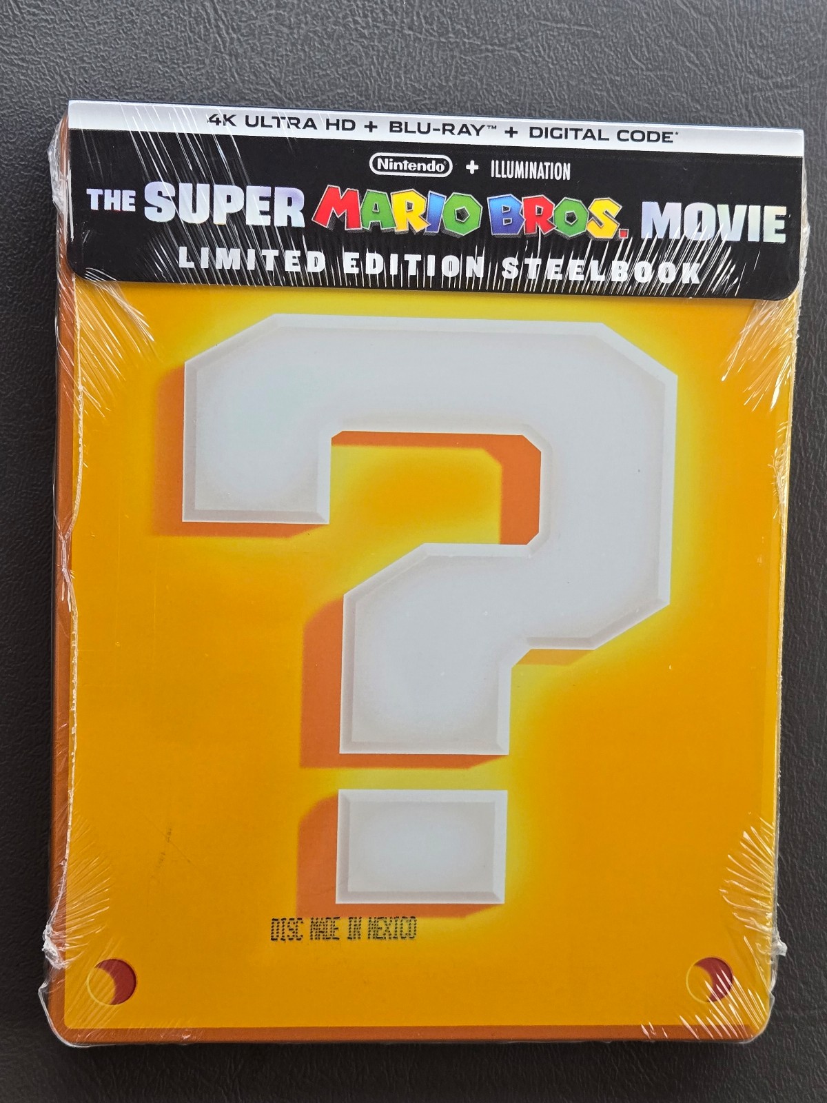 The Super Mario Bros Movie Steelbook 4k