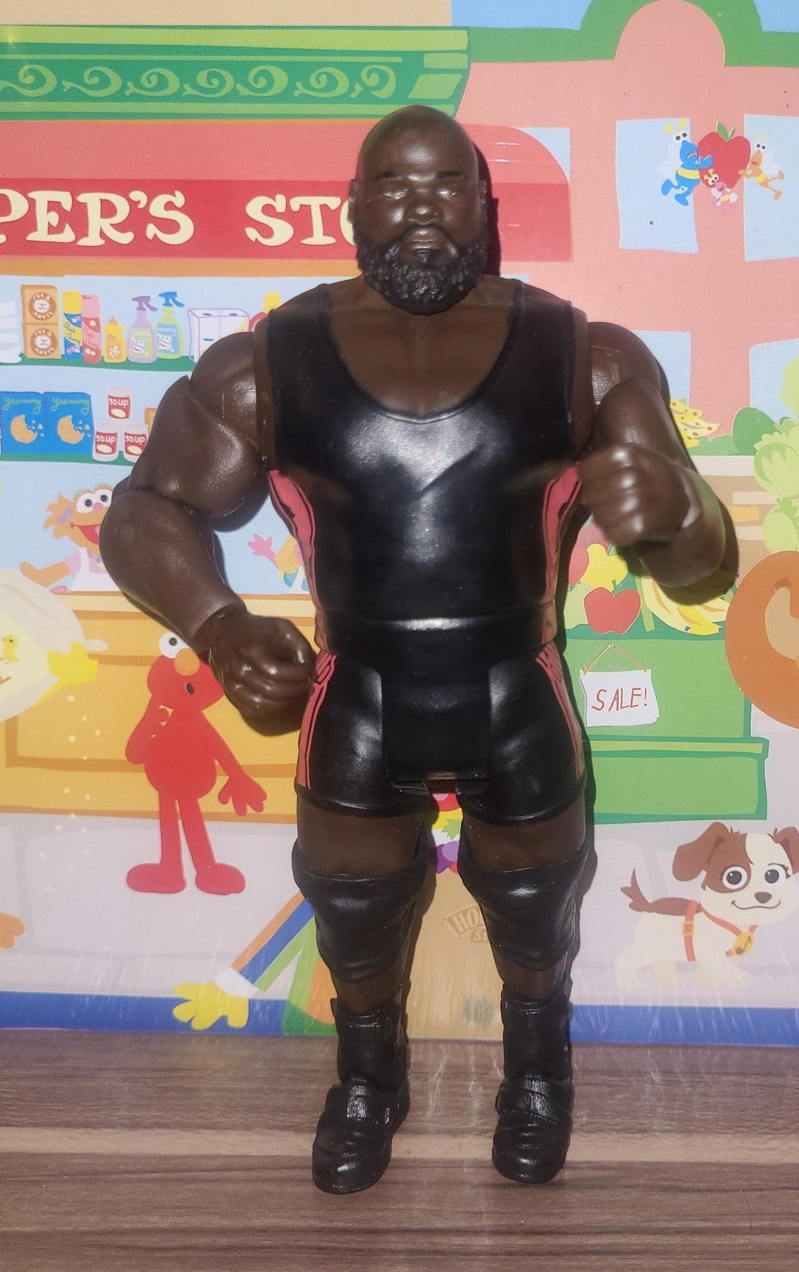 Mark Henry Mattel Basic Wrestling Action Figure Series 43 Bald - WWE