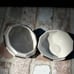 Mackenzie Childs Brand New Lidded Bowl Black & White Gold Trim Gold w/ Gold Bee