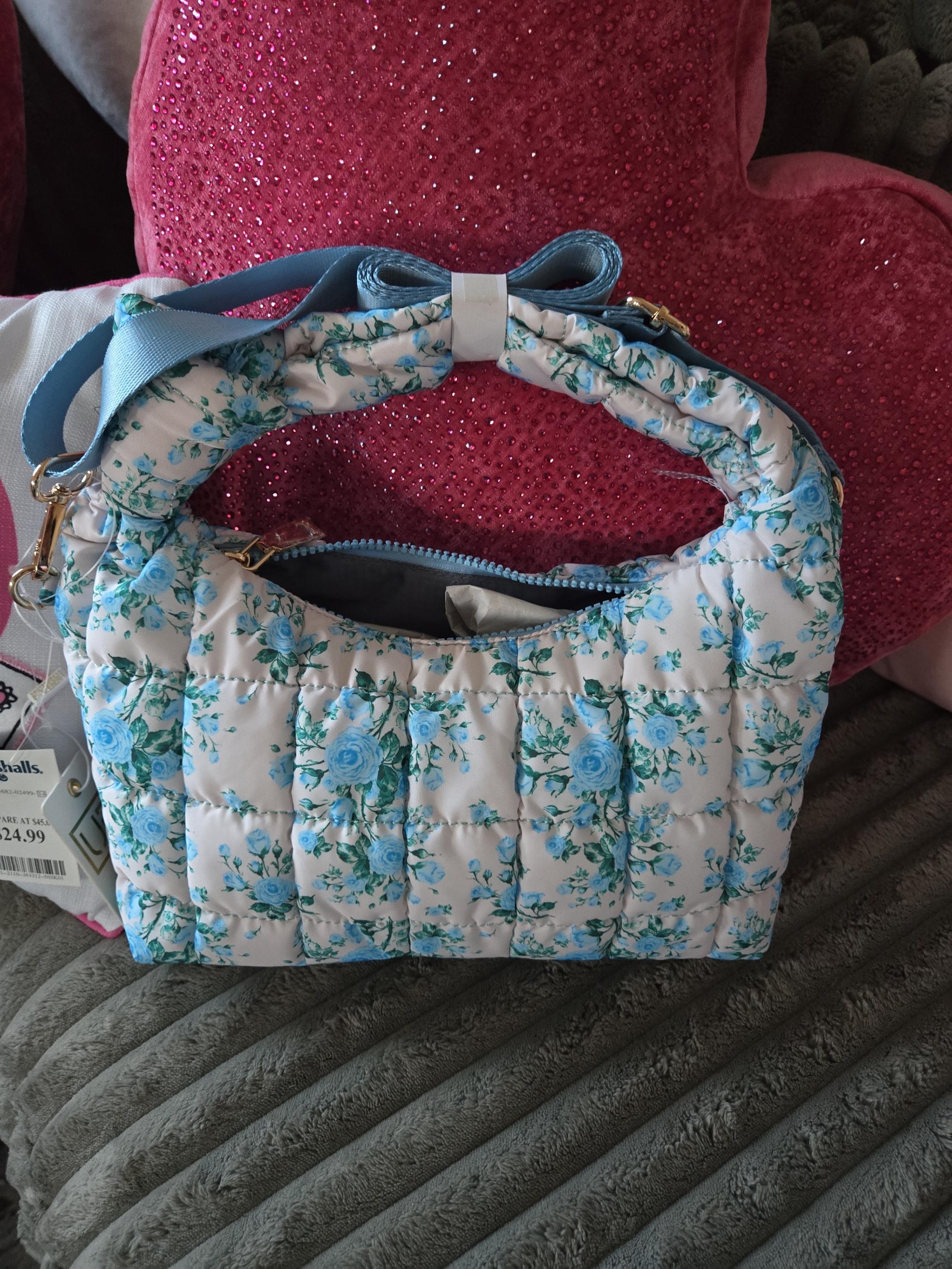 NWT UE floral quilted shoulder bag
