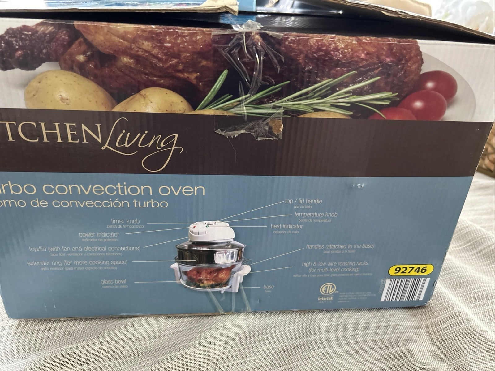 Kitchen living turbo convection oven
