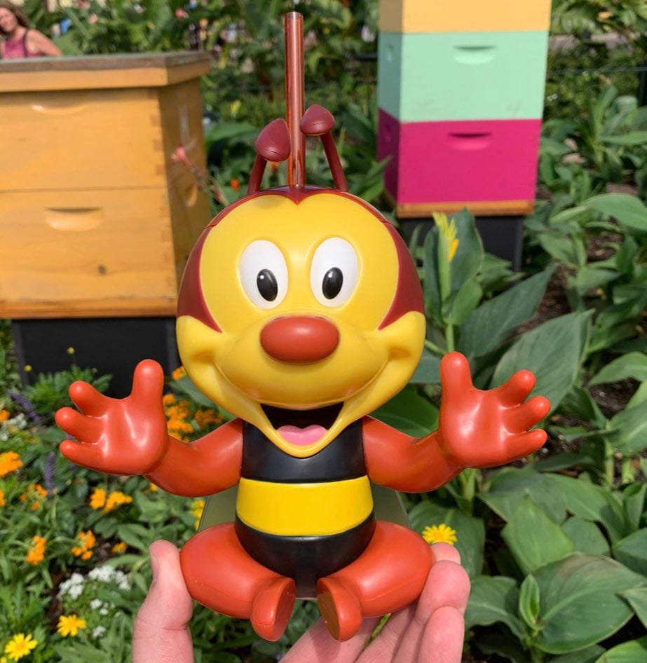 New Disney Epcot Flower and Garden Spike the Bee sipper