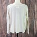 Johnny Was Calme Tunnel drawstring crop sweater NWT COLOR ECR ecru size large