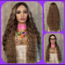 Wowfactor wavy Ash brown root lace wig