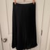 NWT Uniqlo SATIN PLEATED SKIRT Black