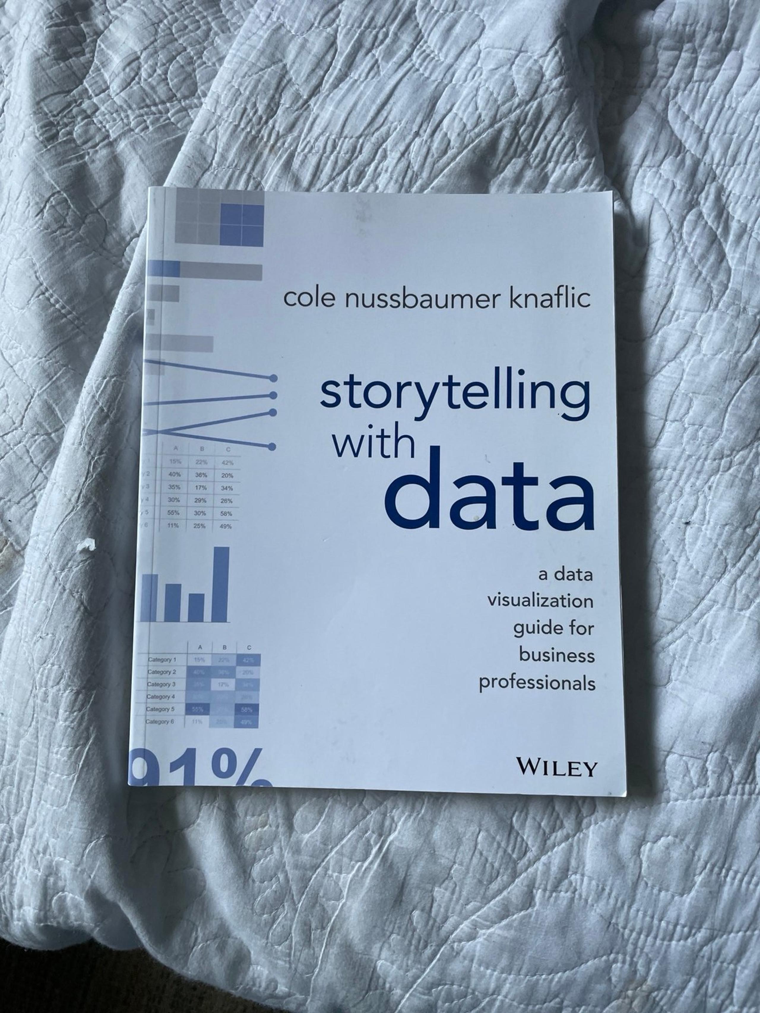Storytelling with data by Cole Nussbaumer Knaflic