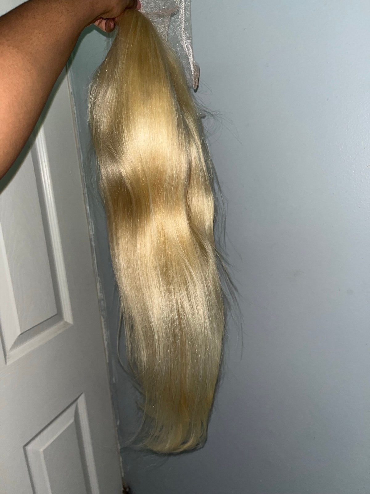 Blonde wig