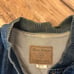 Mens vintage 90s three rivers color block faded denim bomber jacket sz 3XL blue