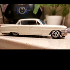 Cadillac 1962 tin friction car, homies, homie rollerz
