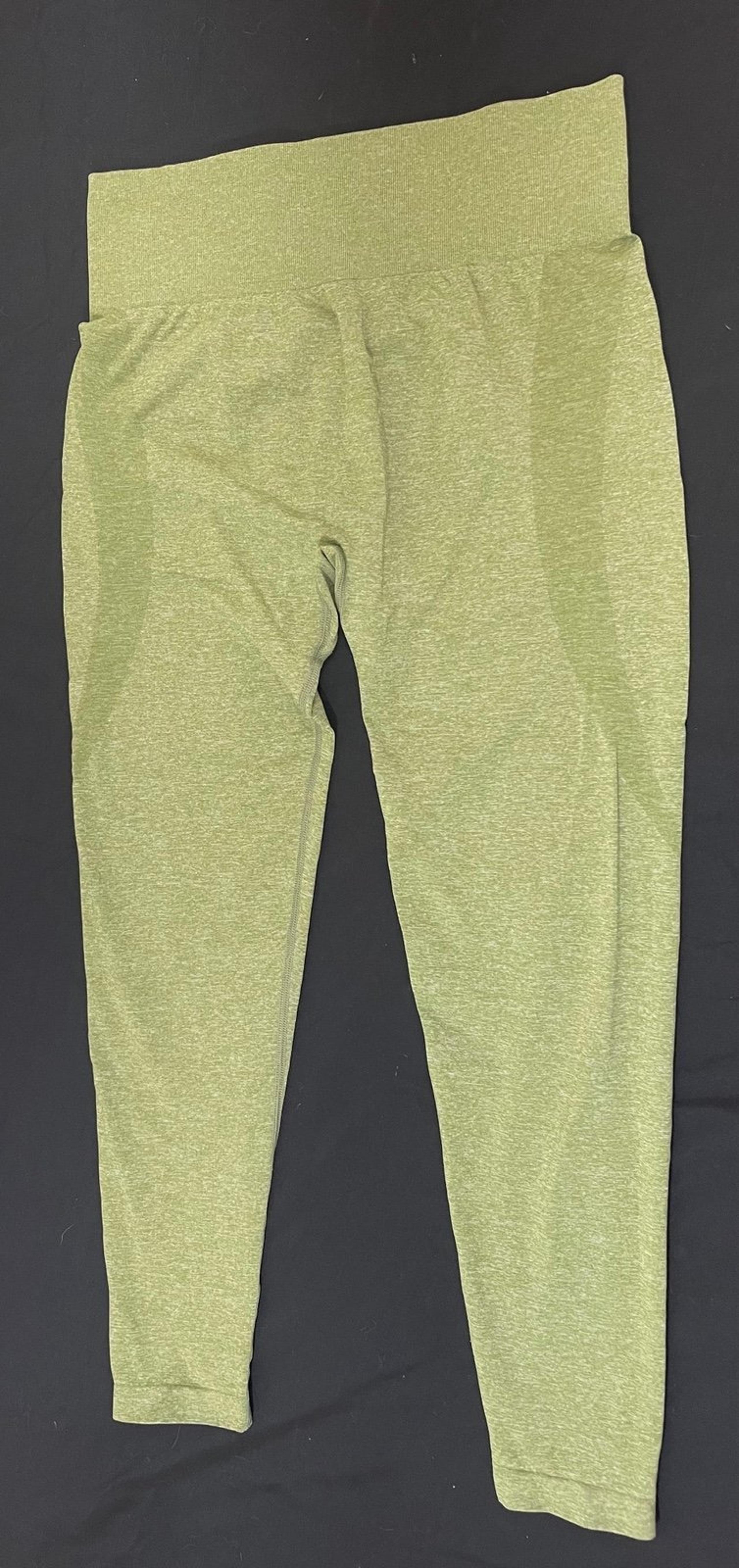Light olive green Leggings - SHEIN