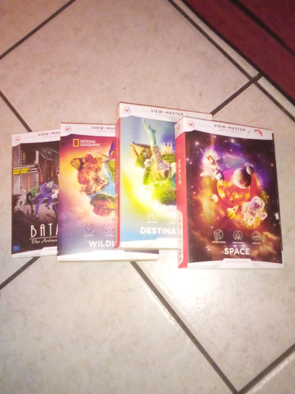4 view master virtual reality packs