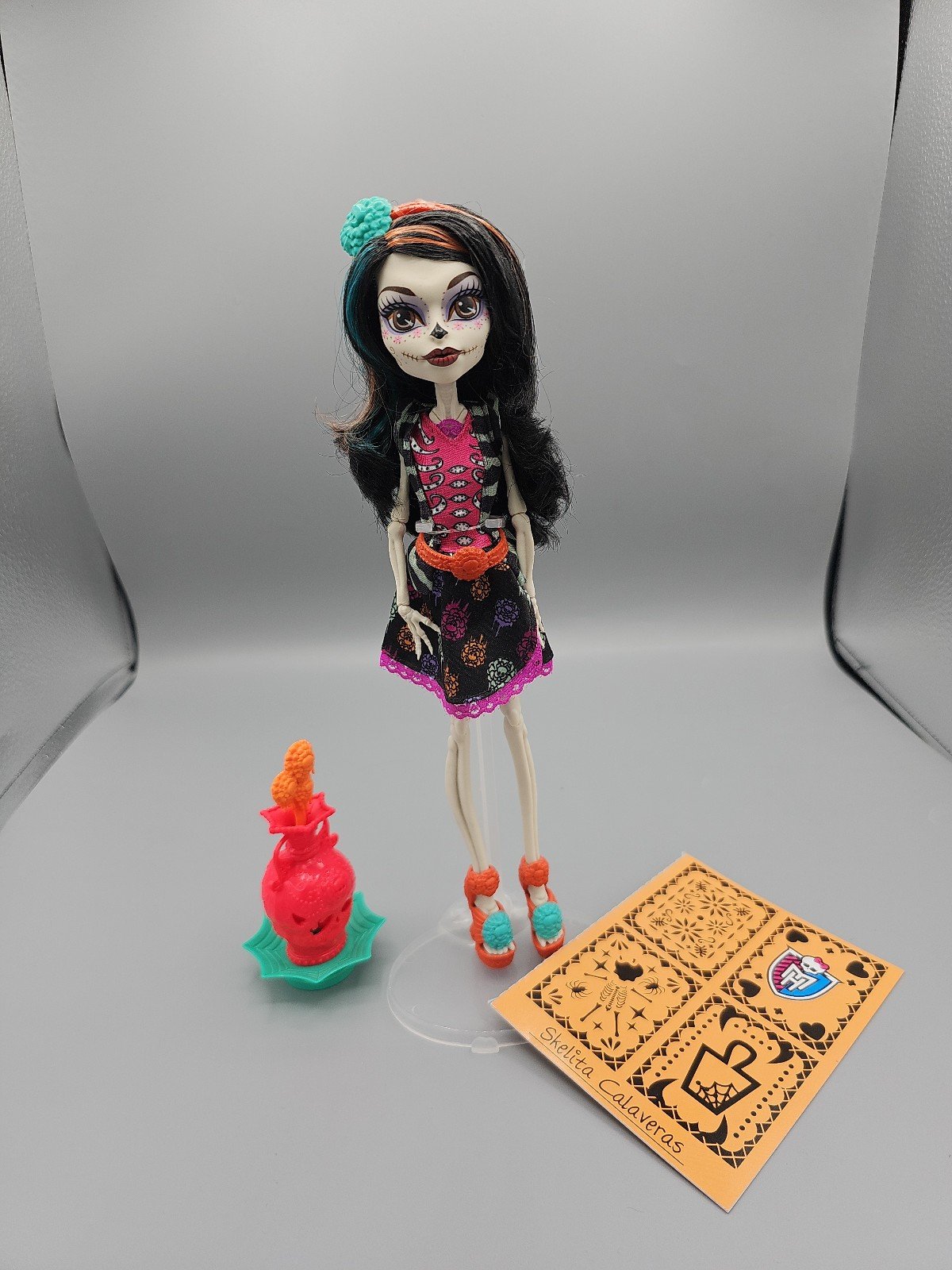 monster high skelita calaveras art class