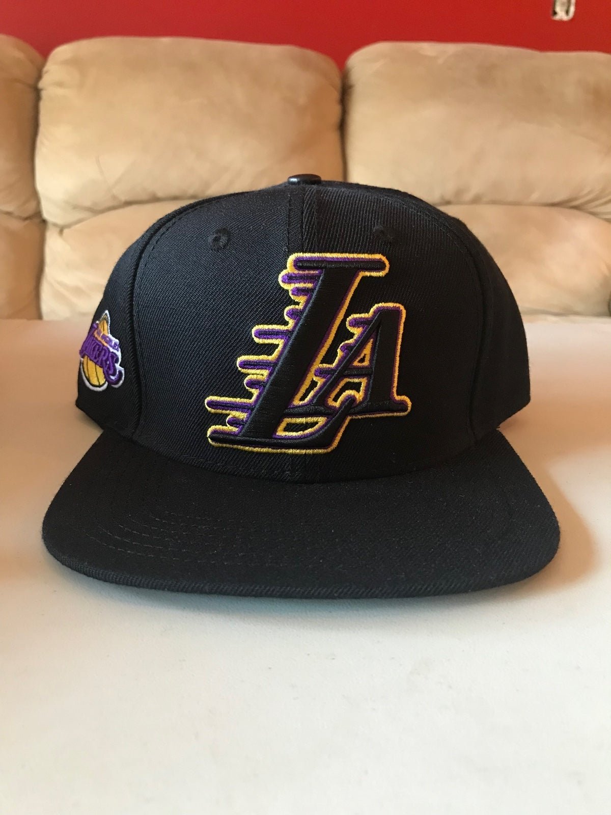 Los Angeles Lakers Pro Standard snapback hat.