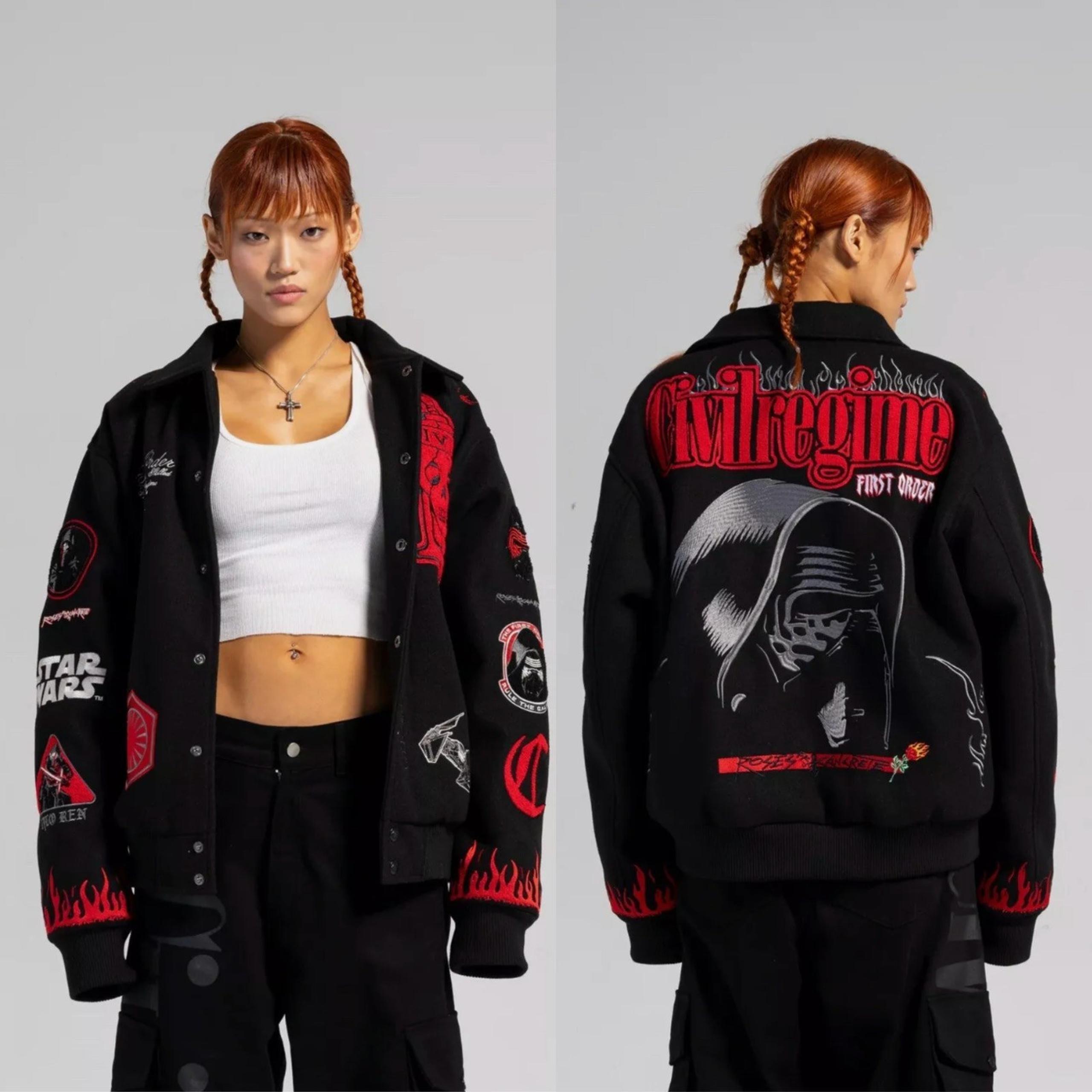 Civil Regime x Star Wars Varsity Letterman Jacket | Kylo Collectors, M, RARE New