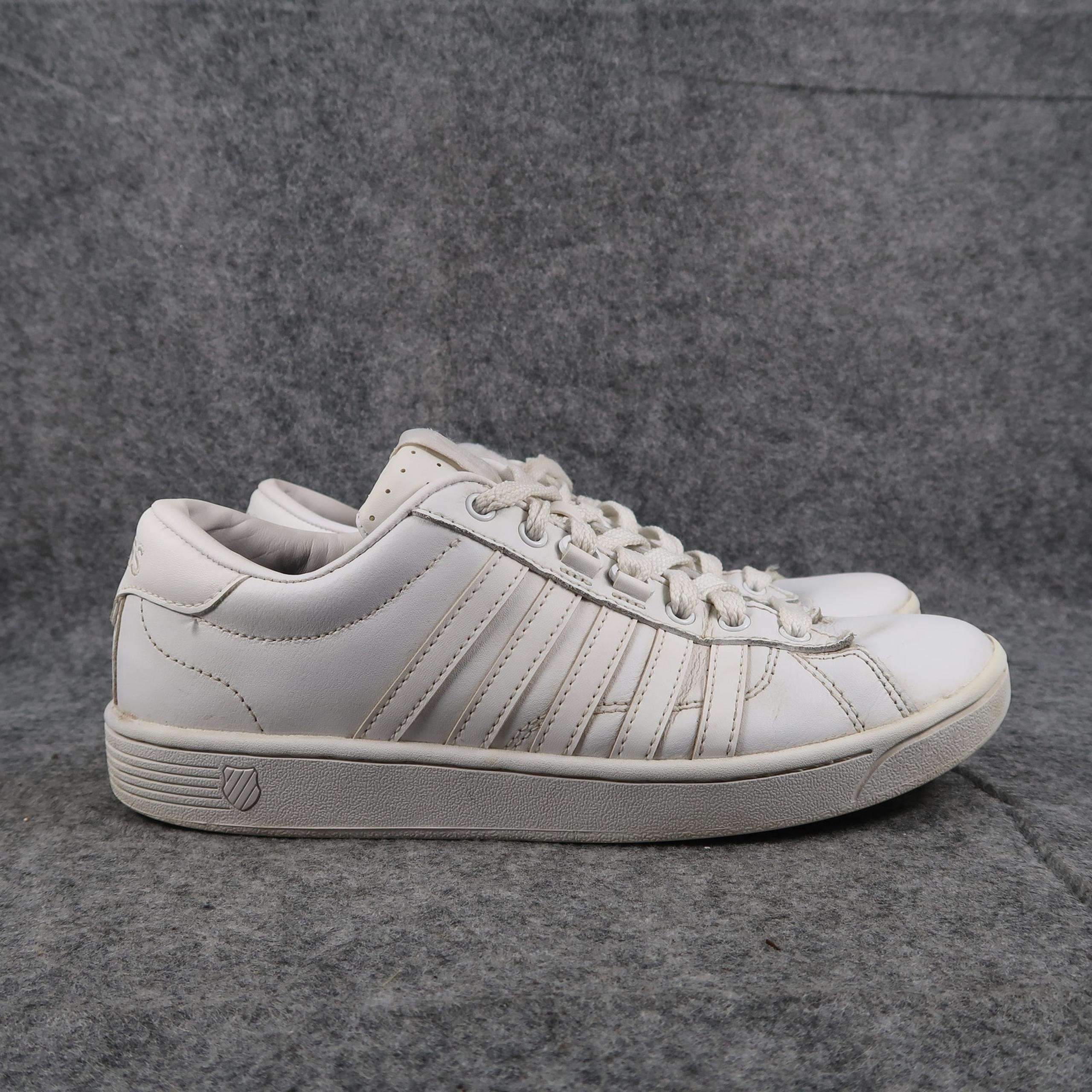 K Swiss Shoes Mens 7 Sneakers Court Pro Casual Lace Up White Memory Foam Comfort