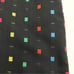 Vintage Unionbay Shirt Men's Rainbow Stripe Short Sleeve Black Button-Up Large