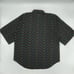 Vintage Unionbay Shirt Men's Rainbow Stripe Short Sleeve Black Button-Up Large