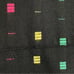 Vintage Unionbay Shirt Men's Rainbow Stripe Short Sleeve Black Button-Up Large