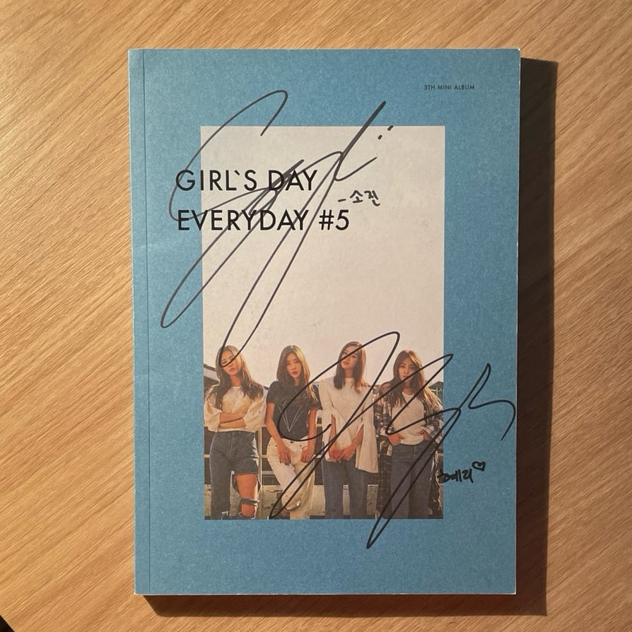 GIRL'S DAY “Everyday #5” 5th Mini Album SIGNED