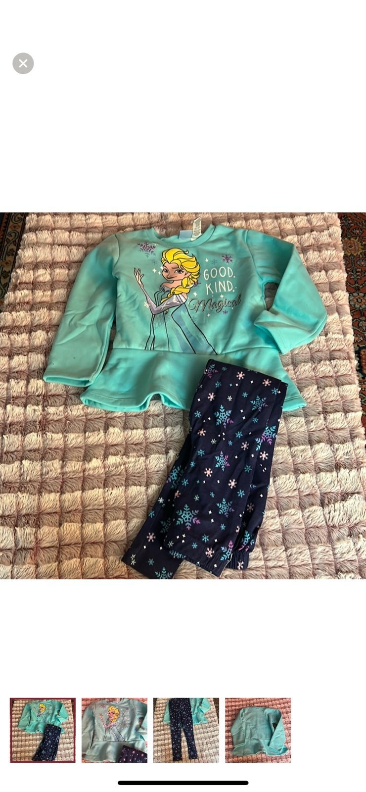 Disney Frozen 2 pc outfit size 8