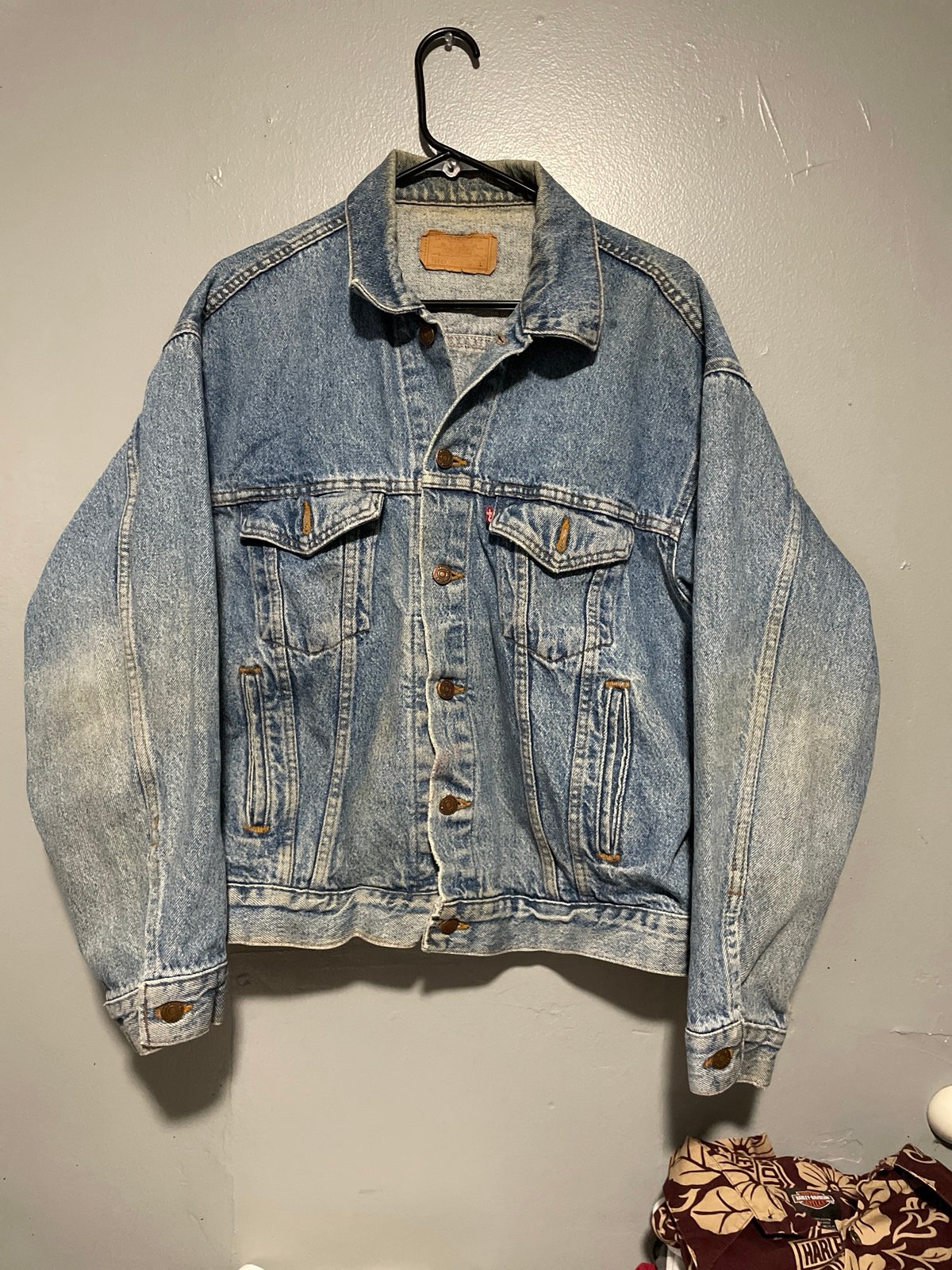 Levi's 70507-4890 Vintage Denim Jacket Made in USA Men's L 90s G-Jacket