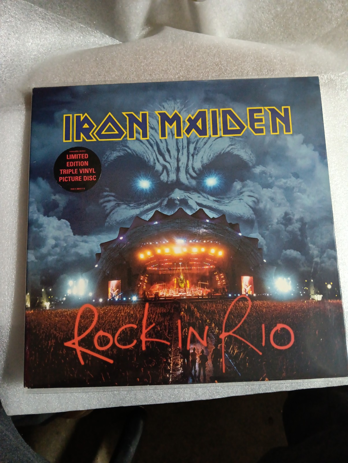 Iron Maiden 3LP LTD pic disk 2002