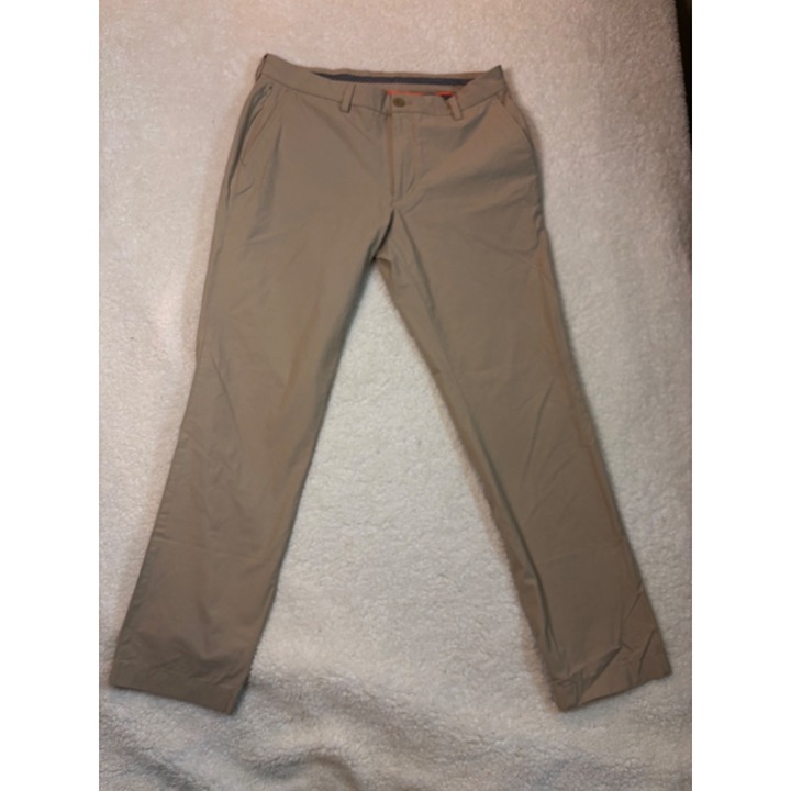Vineyard Vines On The Go Pants 5 Pocket Lightweight Khaki 34x32 MensQ