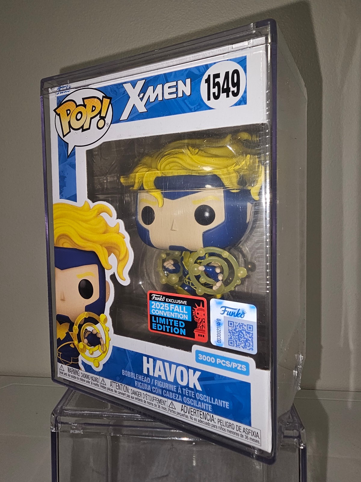 Havok 1549 X-MEN MARVEL FUNKO POP Limited Edition 3000 NYCC Fall EXCLUSIVE