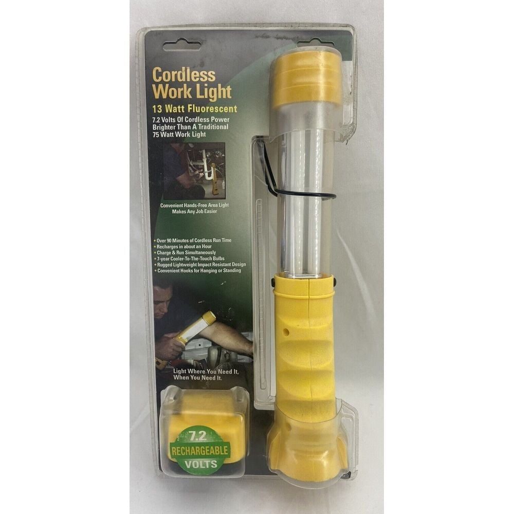 Vintage NOS Bayco CordLess Work Light SLR-9000C HTF Discontinued Rechargeable
