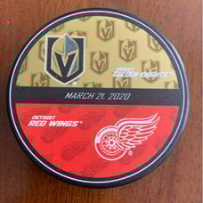 Vegas Golden Knights puck