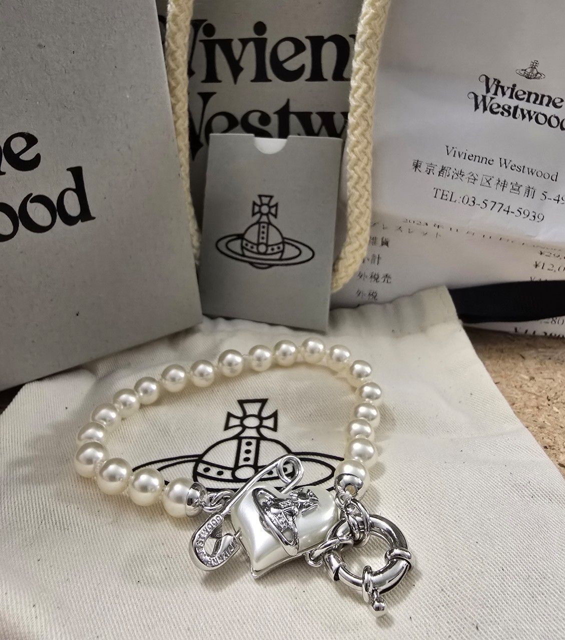 ブレスレット Vivienne Westwood Orietta faux pearl bracelet Vivienne Westwood Orietta Pearl Bracelet