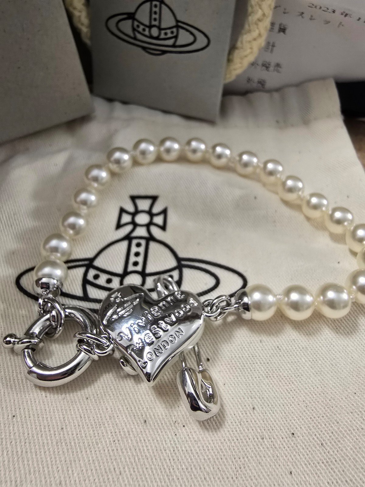 ブレスレット Vivienne Westwood  Orietta faux pearl bracelet Vivienne Westwood Orietta Pearl Bracelet