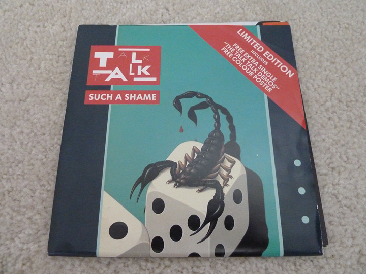 Such a shame by Talk Talk original UK 2 x 7 VINYL single plus poster 1984