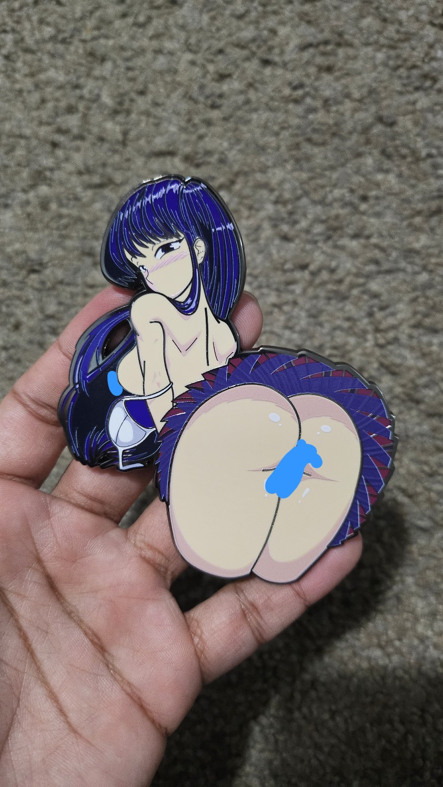 Komi V1 Lewd Enamel Pin