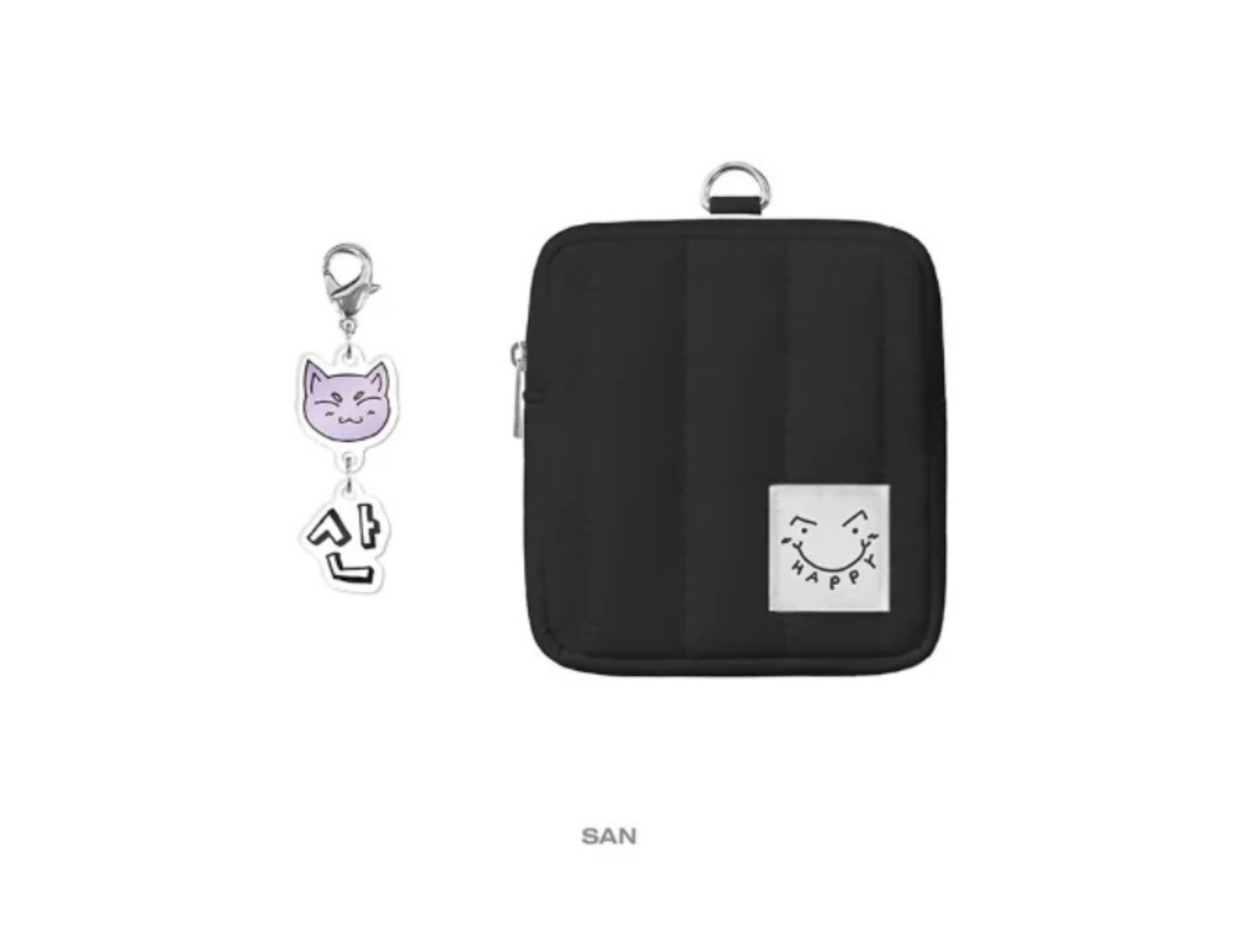 ATEEZ - TOWARDS THE LIGHT WILL TO POWER FINALE IN SEOUL KEYRING MINI POUCH - SAN