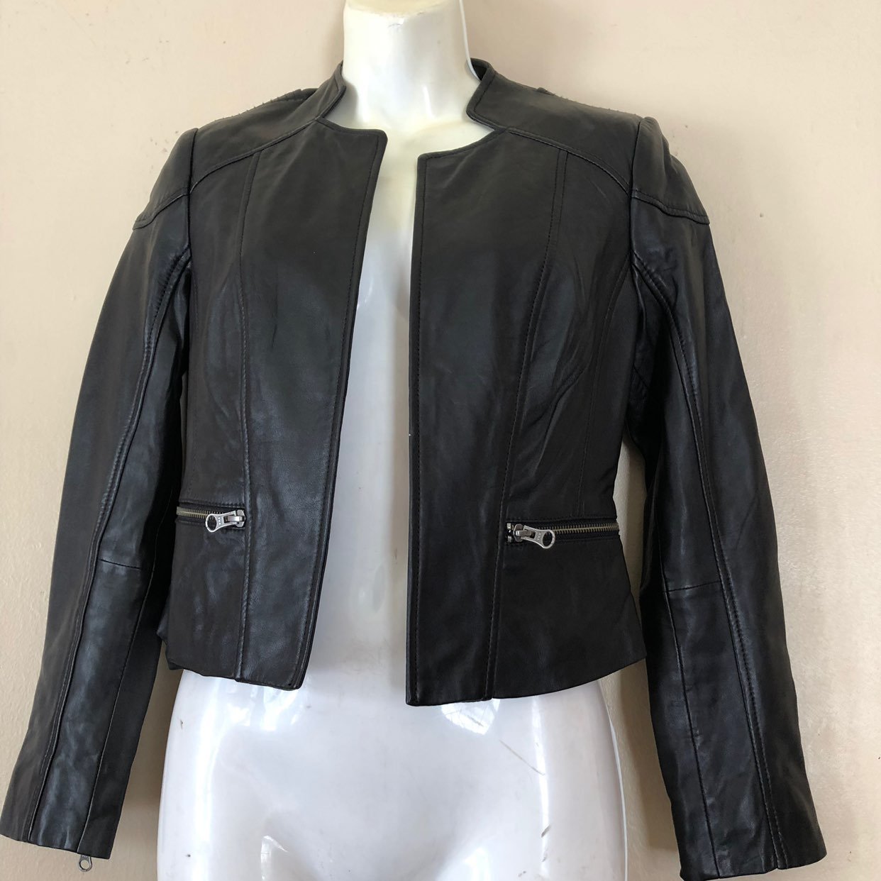 Halogen Leather Jacket Sz XS