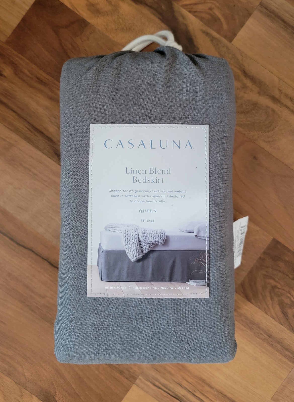 Casaluna Linen Blend Bedskirt