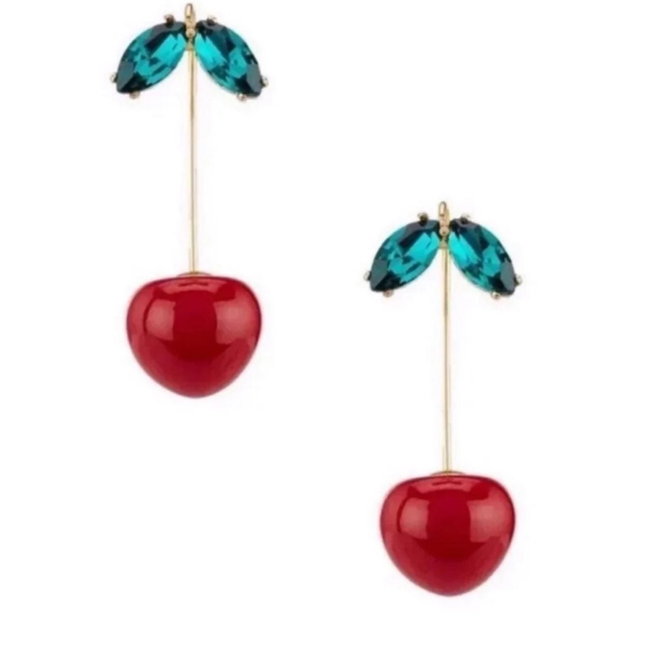 58 Kate Spade Ma Cherie Cherry Drop Hanger Earrings