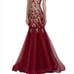 Anny Lee Prom Dress/Medium (Size 8)/Red and Gold! ***WORN ONCE***